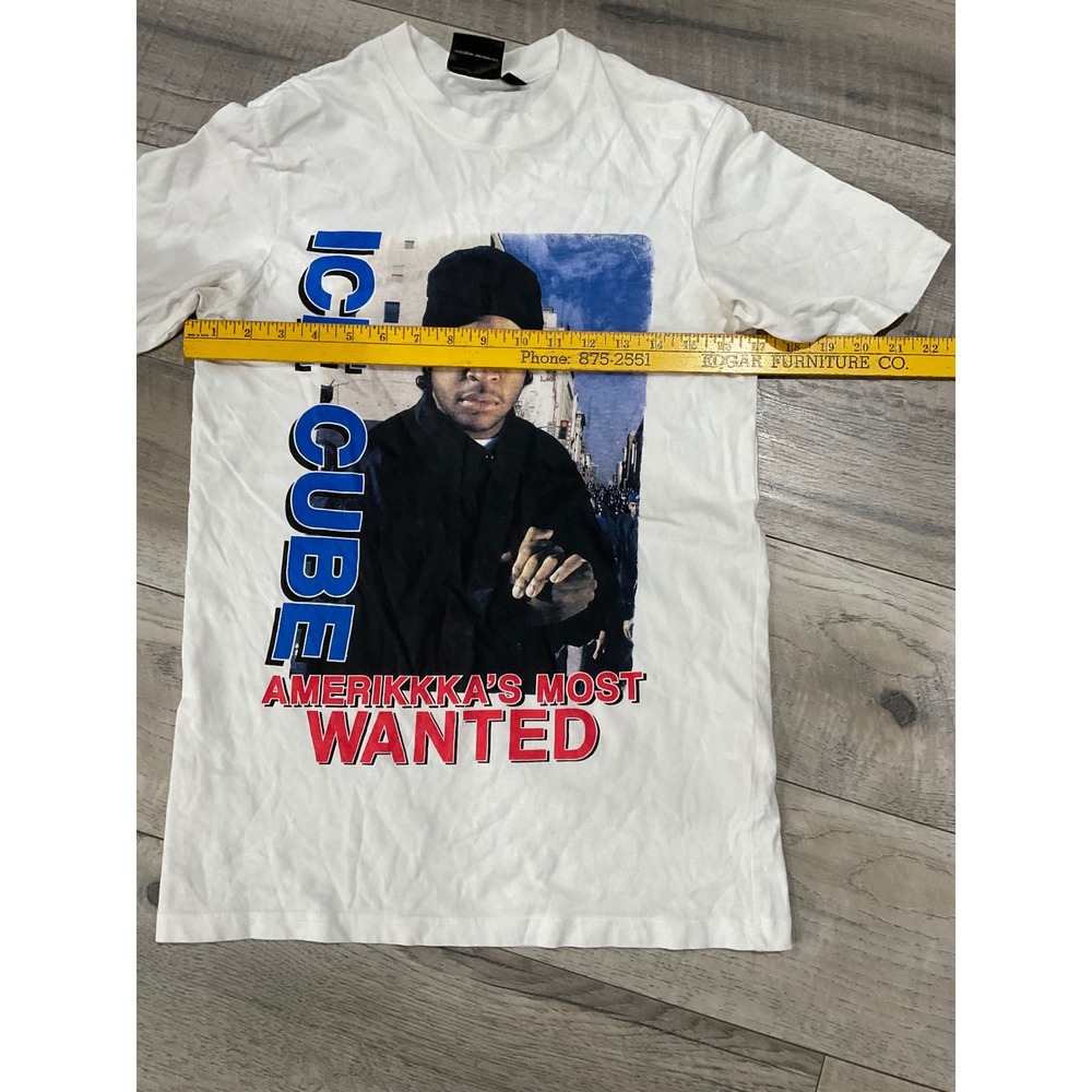 Ice Cube AmeriKKKa's Most Wanted Graphic T-Shirt White XS Hip Hop Rap Tee - Picture 7 of 9